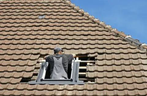 Pose de velux - Cours